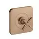 AXOR-HG-AXOR-Citterio-E-Absperrventil-120-120-Unterputz-Brushed-Red-Gold-36771310 gallery number 1